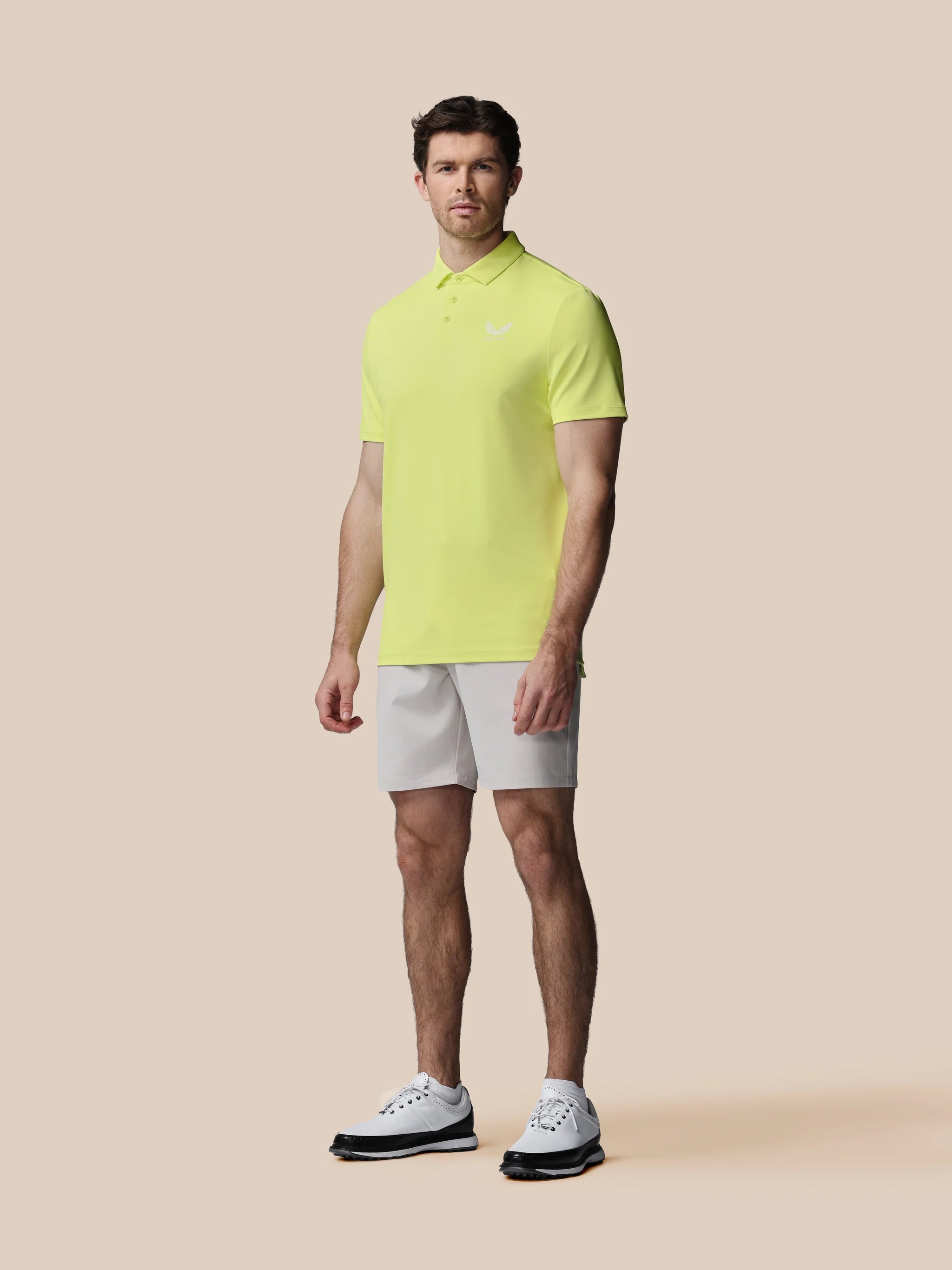 CastoreMen’s Golf Essential Short Sleeve Polo Top - Lime